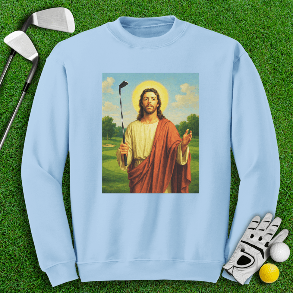Jesus Rory McIlroy Crewneck - TeeHee Golf Gear