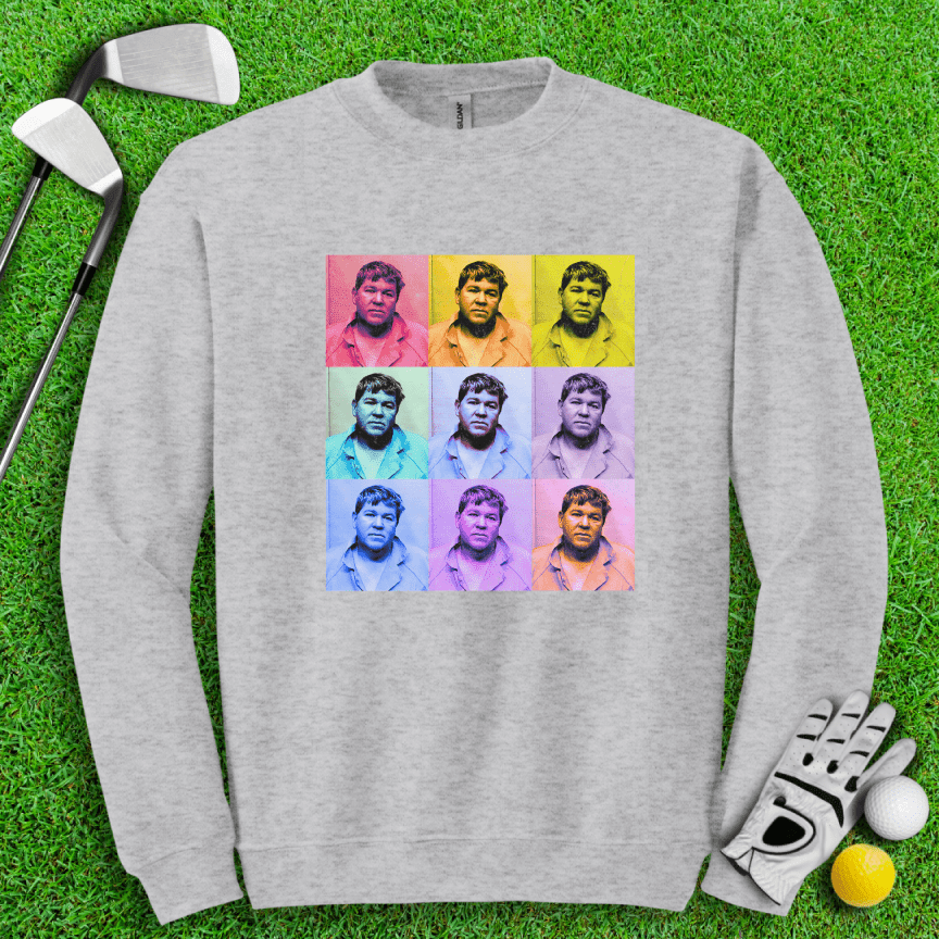 John Daly Pop Art Crewneck - TeeHee Golf Gear