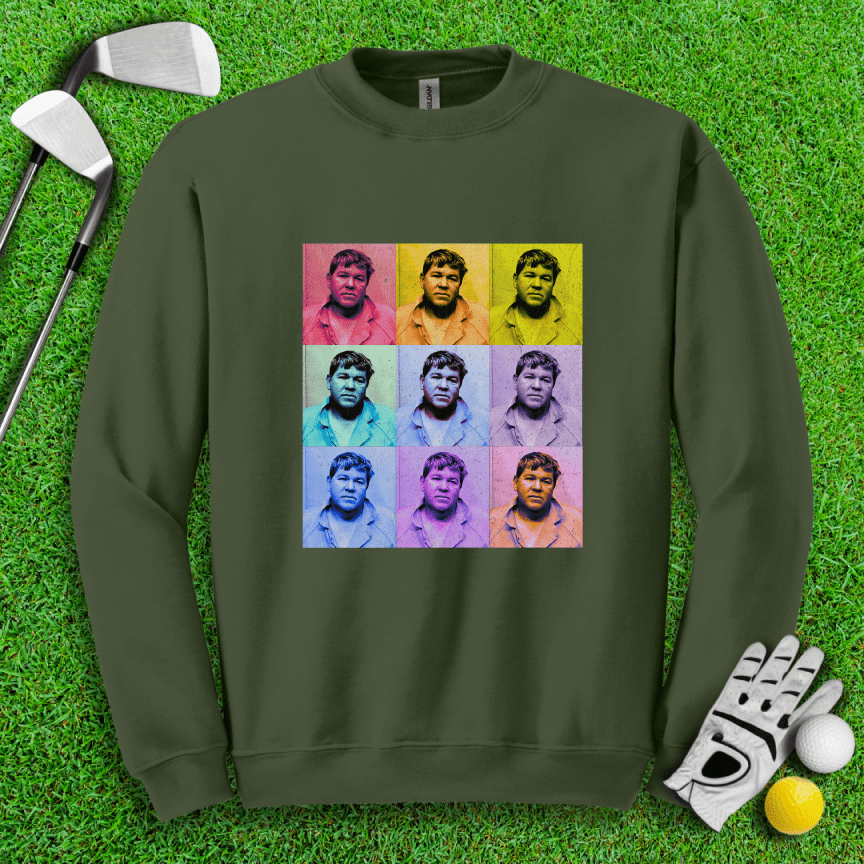 John Daly Pop Art Crewneck - TeeHee Golf Gear