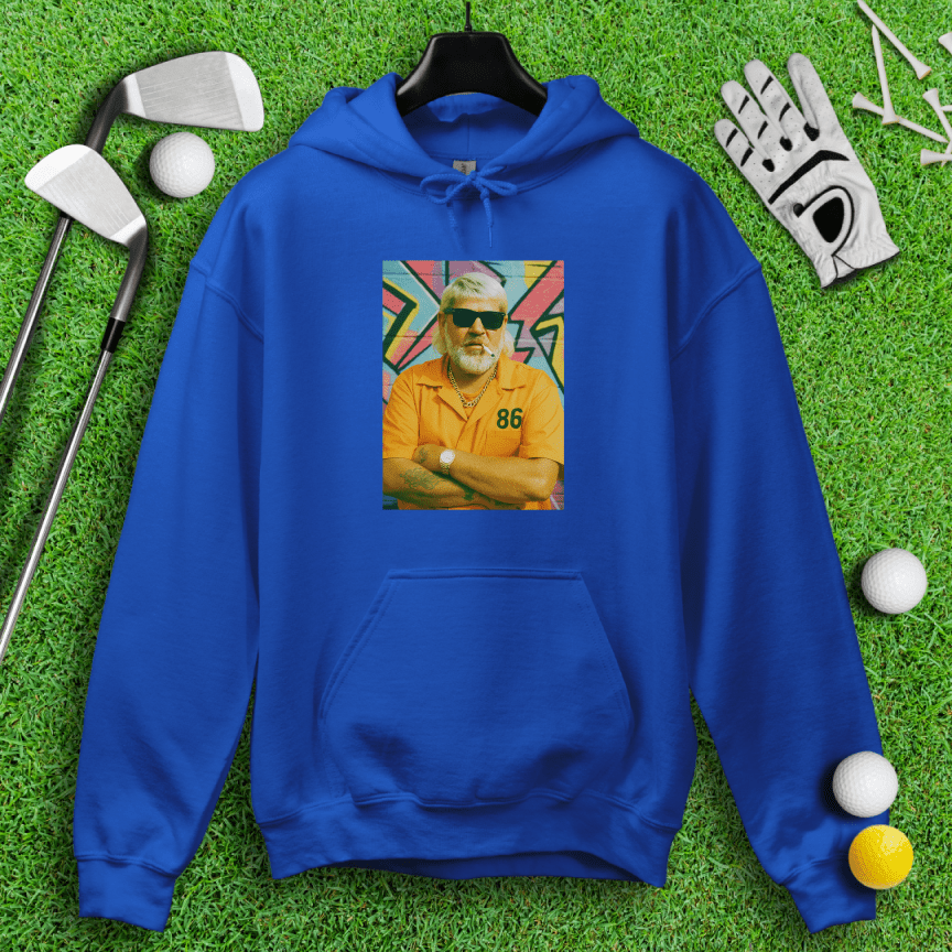 John Daly Retro Mugshot Hoodie - TeeHee Golf Gear