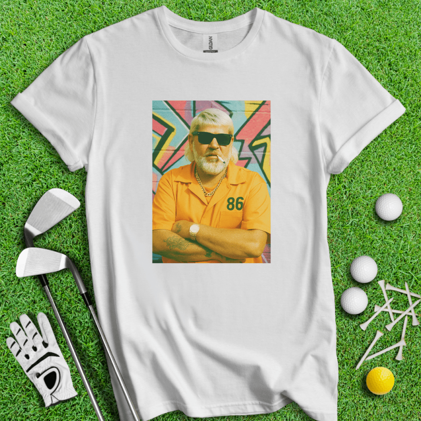 John Daly Retro Mugshot T-shirt - TeeHee Golf Gear