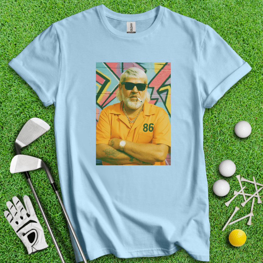John Daly Retro Mugshot T-shirt - TeeHee Golf Gear