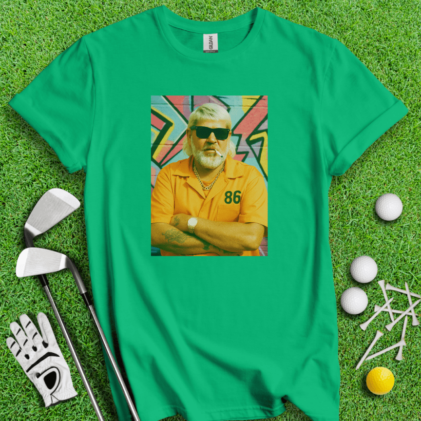 John Daly Retro Mugshot T-shirt - TeeHee Golf Gear