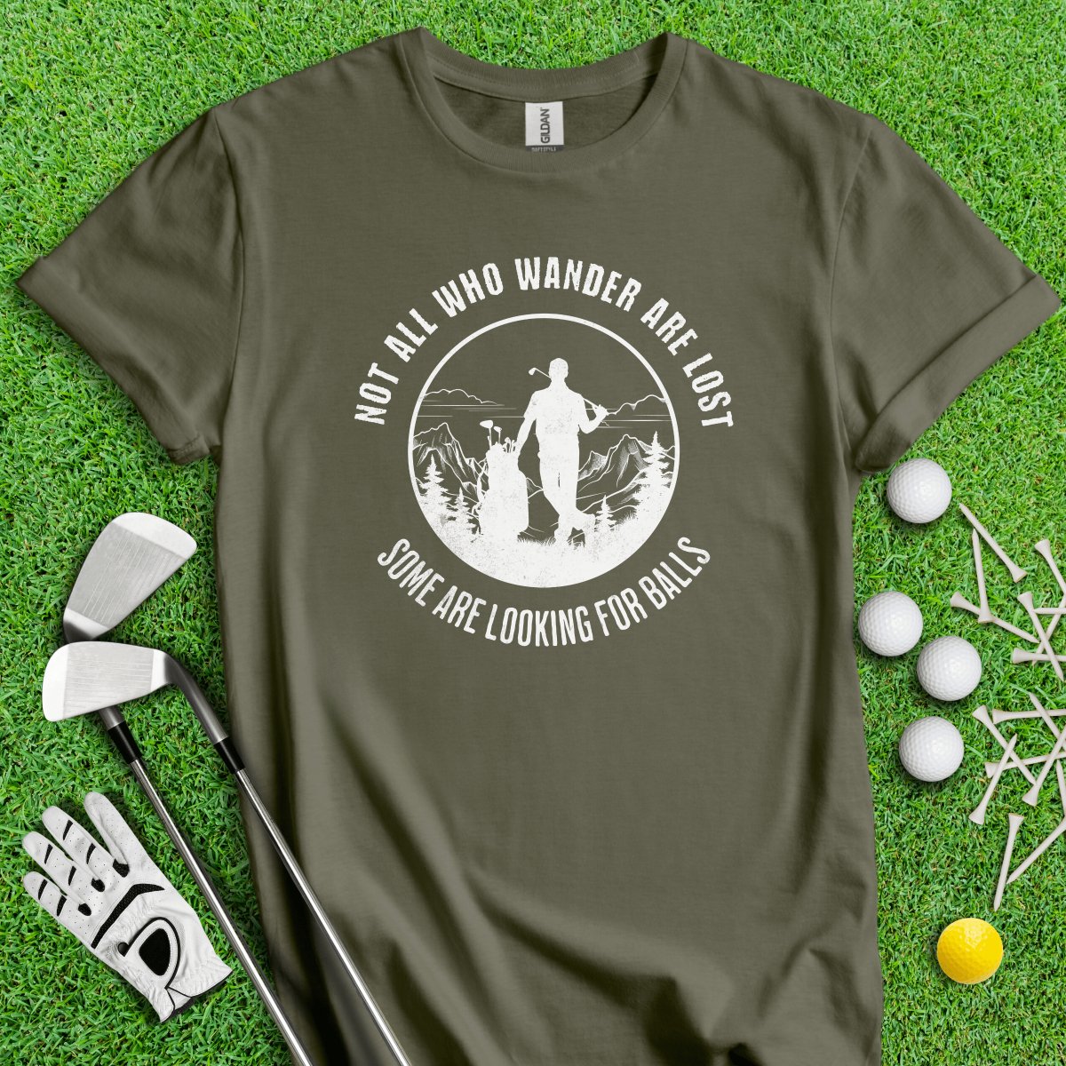 Just Looking for Golf Balls T - Shirt - TeeHee Golf Gear