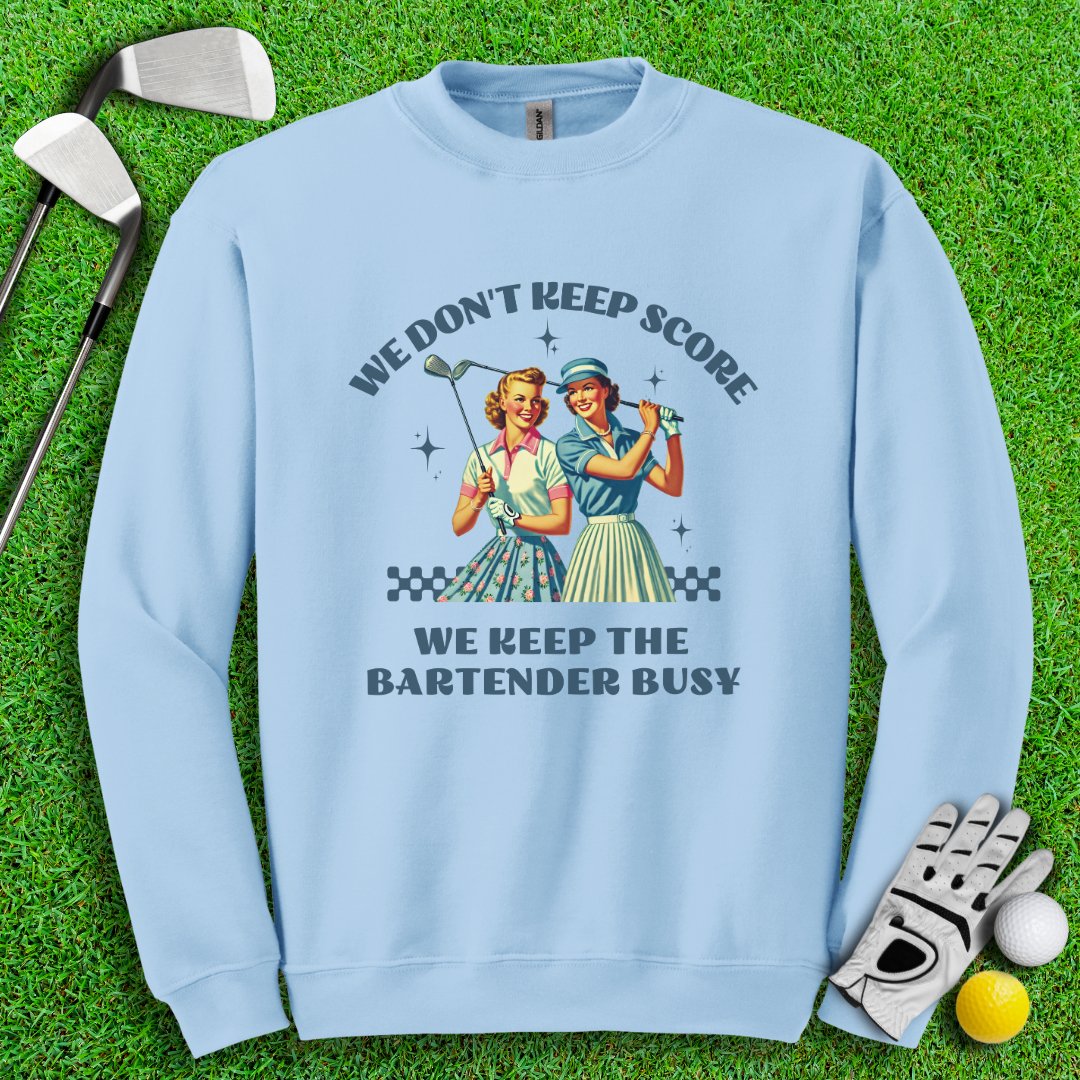 Keep the Bartender Busy Crewneck - TeeHee Golf Gear