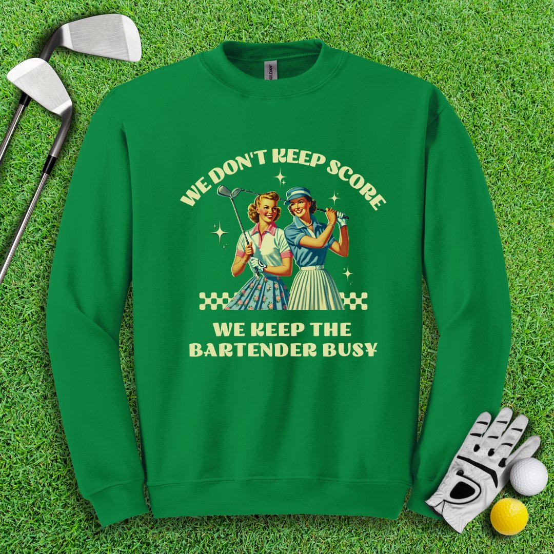 Keep the Bartender Busy Crewneck - TeeHee Golf Gear