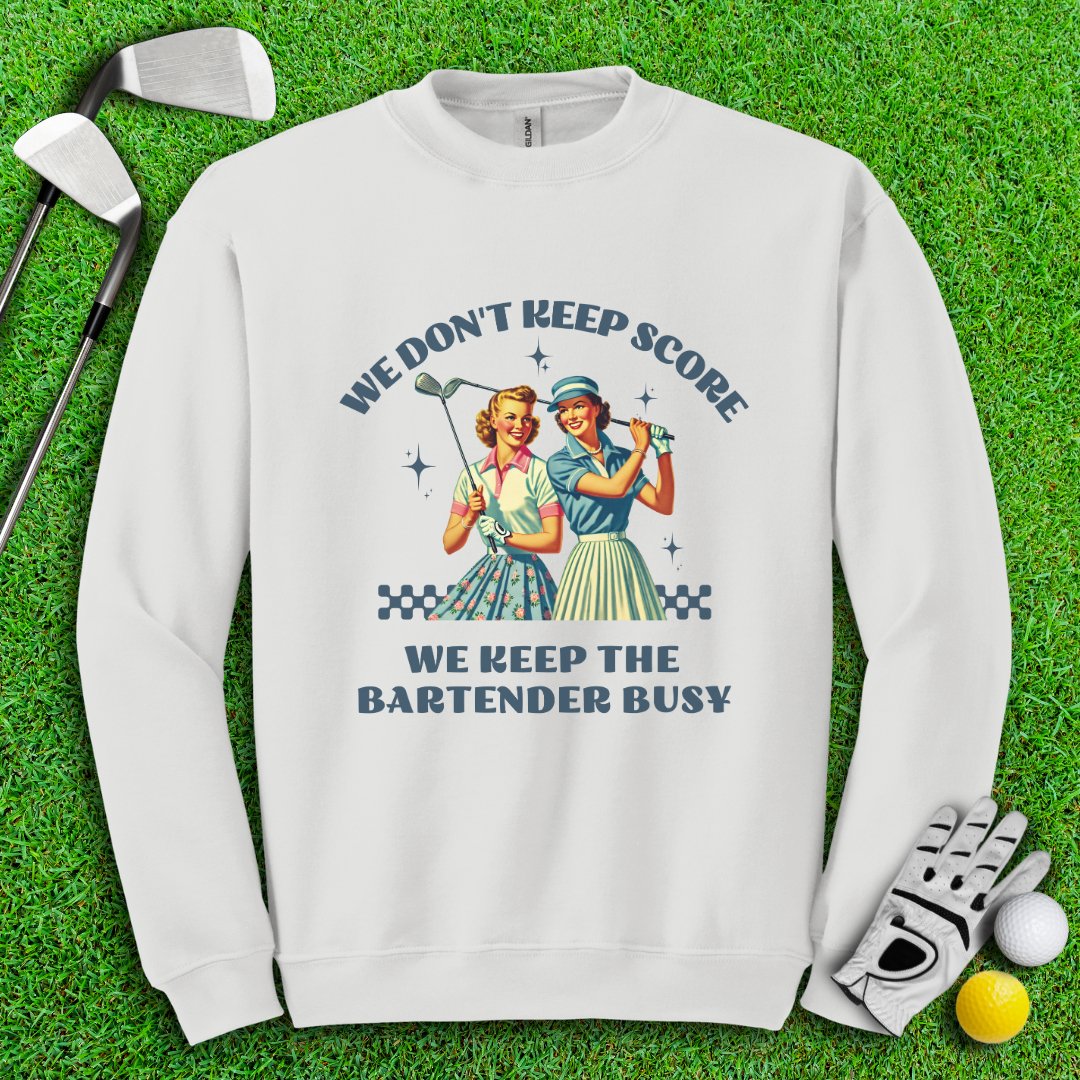 Keep the Bartender Busy Crewneck - TeeHee Golf Gear
