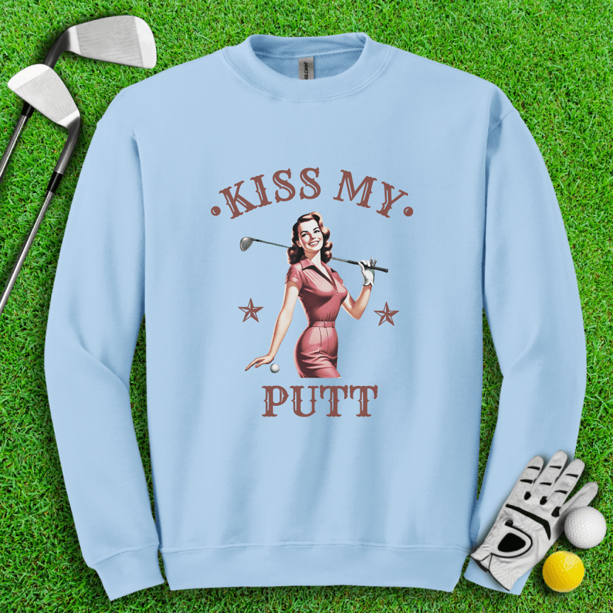 Kiss My Putt Crewneck - TeeHee Golf Gear