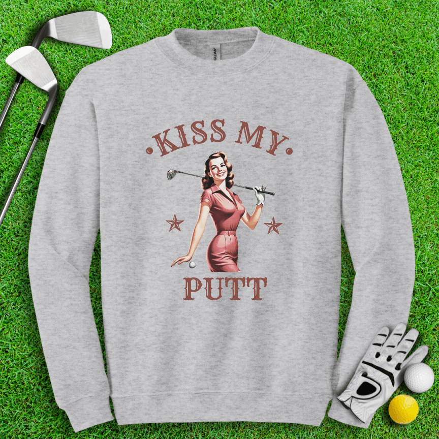 Kiss My Putt Crewneck - TeeHee Golf Gear