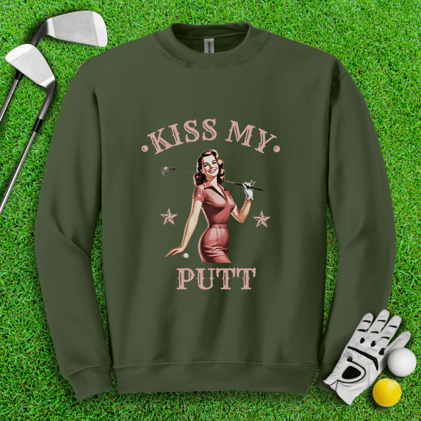 Kiss My Putt Crewneck - TeeHee Golf Gear
