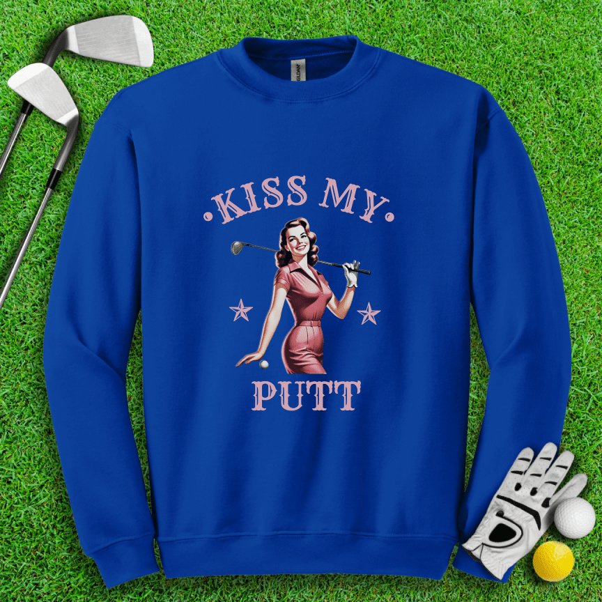 Kiss My Putt Crewneck - TeeHee Golf Gear