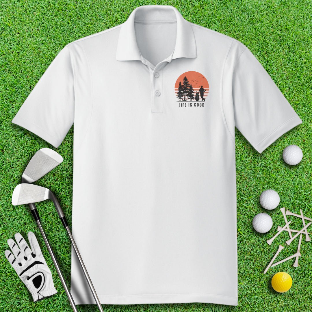 Life Is Good Polo Shirt - TeeHee Golf Gear