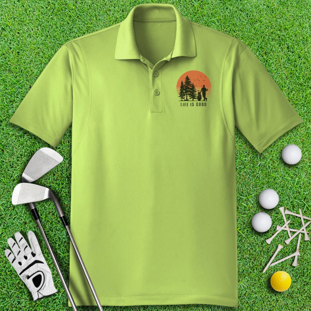Life Is Good Polo Shirt - TeeHee Golf Gear