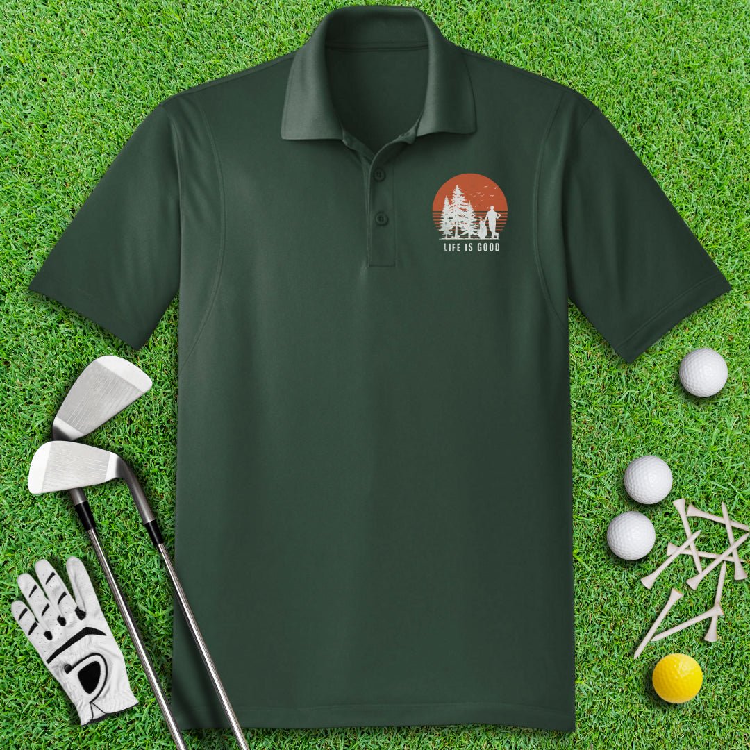 Life Is Good Polo Shirt - TeeHee Golf Gear