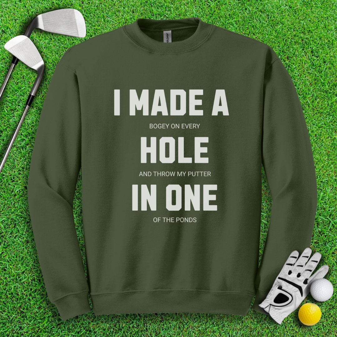 Made Hole In One Crewneck - TeeHee Golf Gear