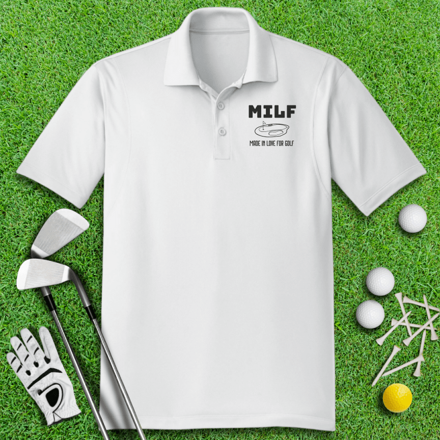 MILF Golf Polo Shirt - TeeHee Golf Gear