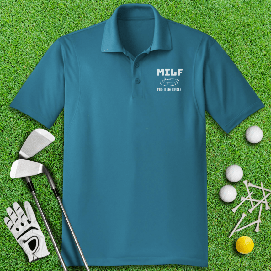 MILF Golf Polo Shirt - TeeHee Golf Gear