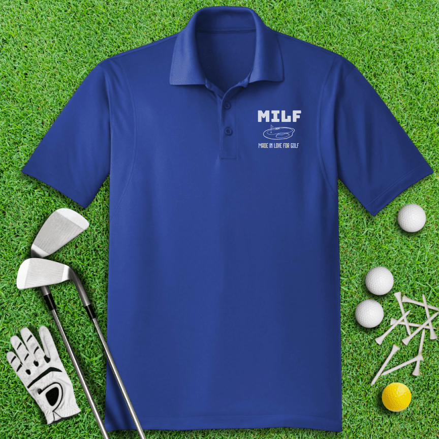 MILF Golf Polo Shirt - TeeHee Golf Gear