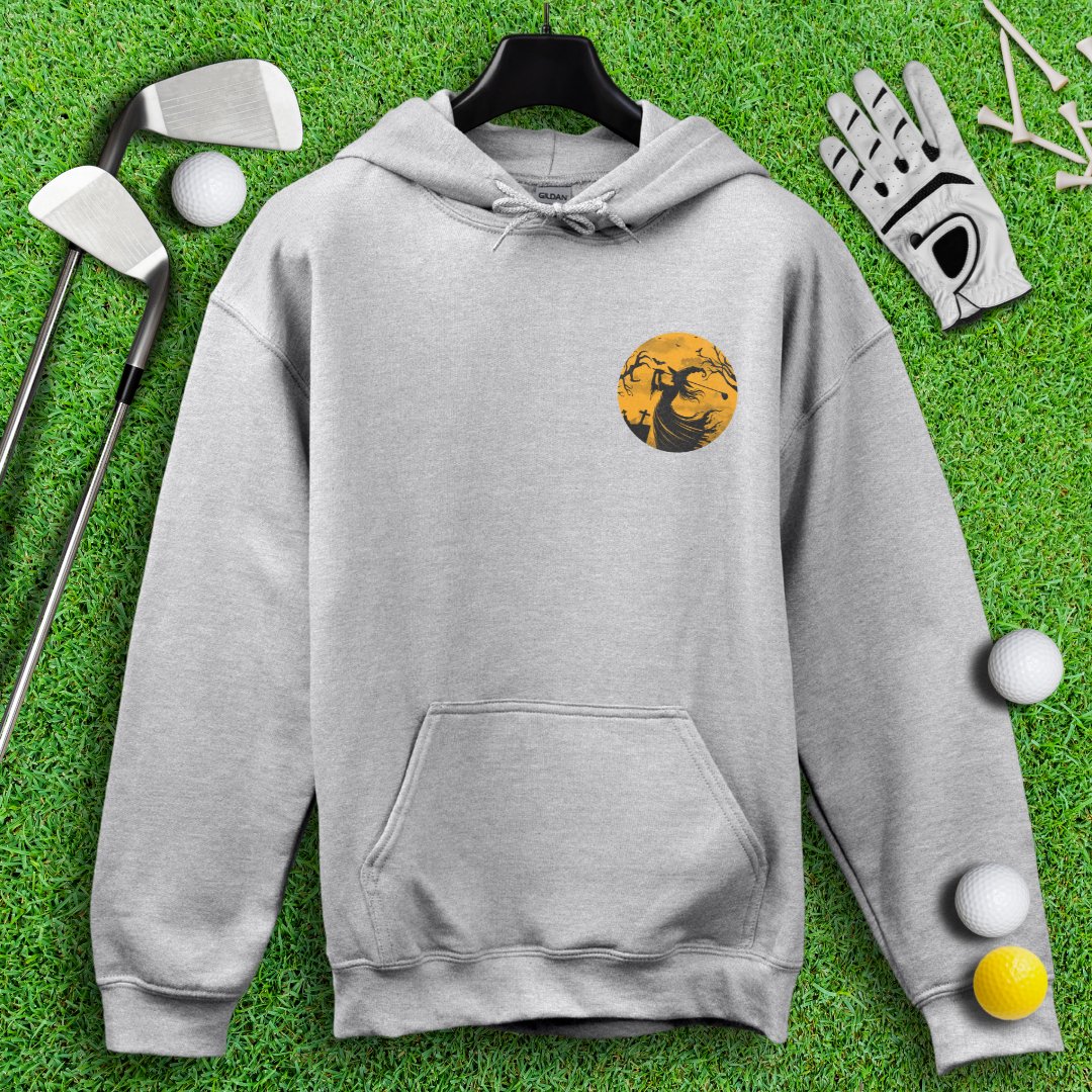 Moonlight Golfing Witch Hoodie - TeeHee Golf Gear