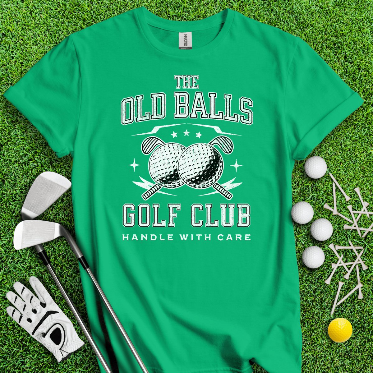Old Balls Golf Club T - Shirt - TeeHee Golf Gear