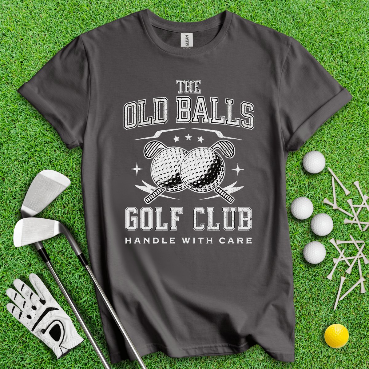 Old Balls Golf Club T - Shirt - TeeHee Golf Gear