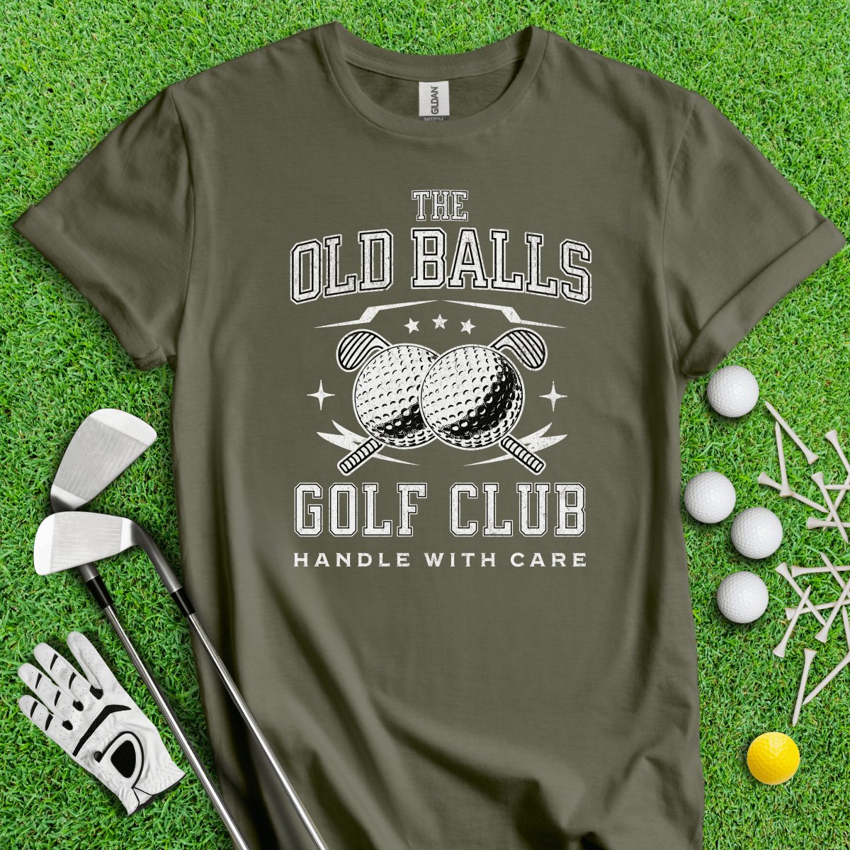 Old Balls Golf Club T - Shirt - TeeHee Golf Gear