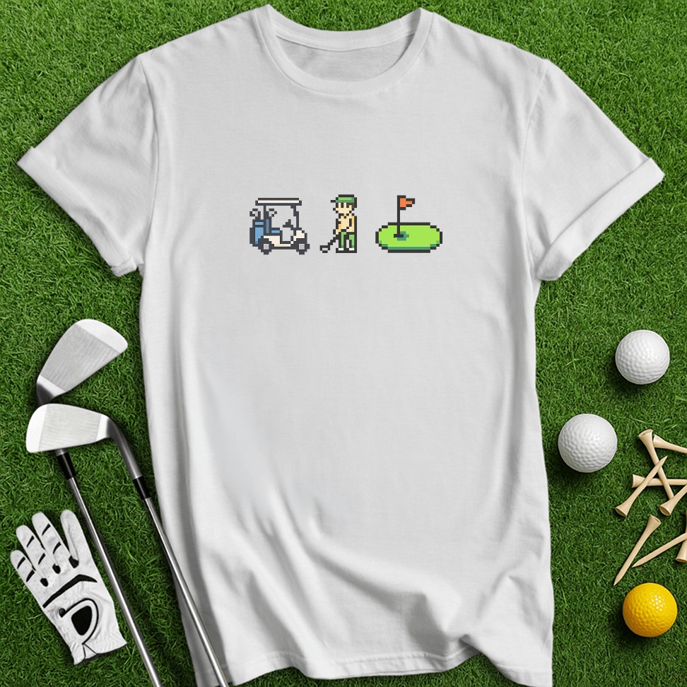 Pixel Golf T-shirt - TeeHee Golf Gear