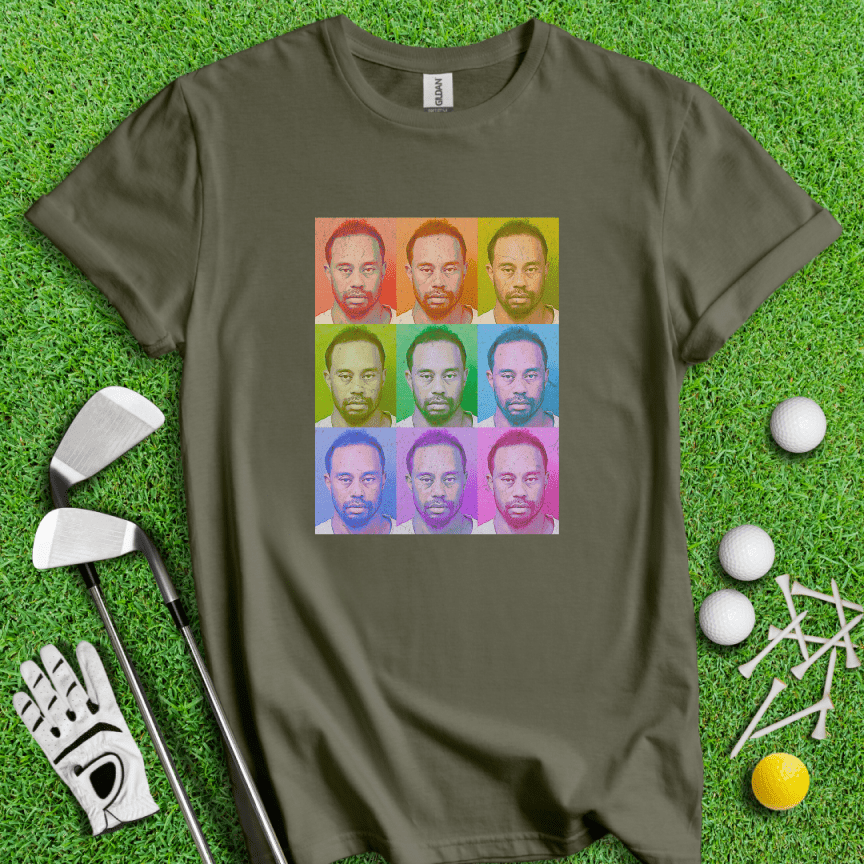 Pop Art T-shirt - TeeHee Golf Gear