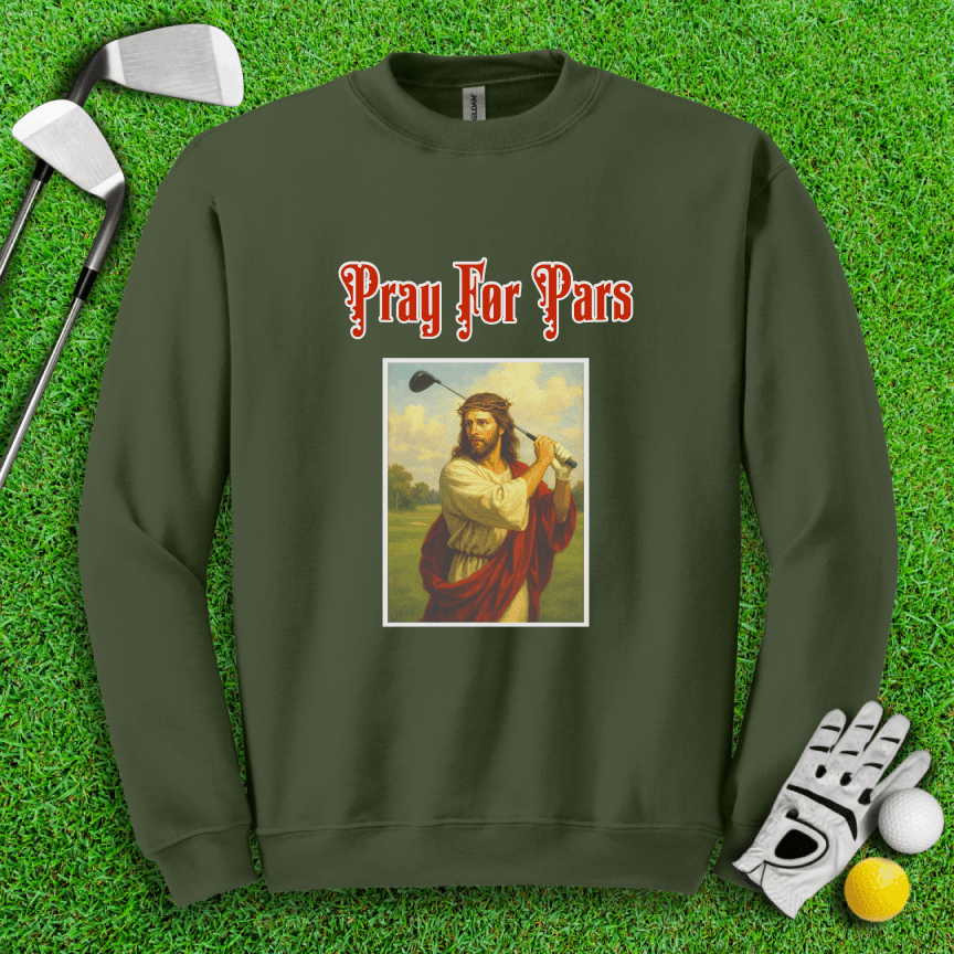 Pray For Pars Crewneck - TeeHee Golf Gear
