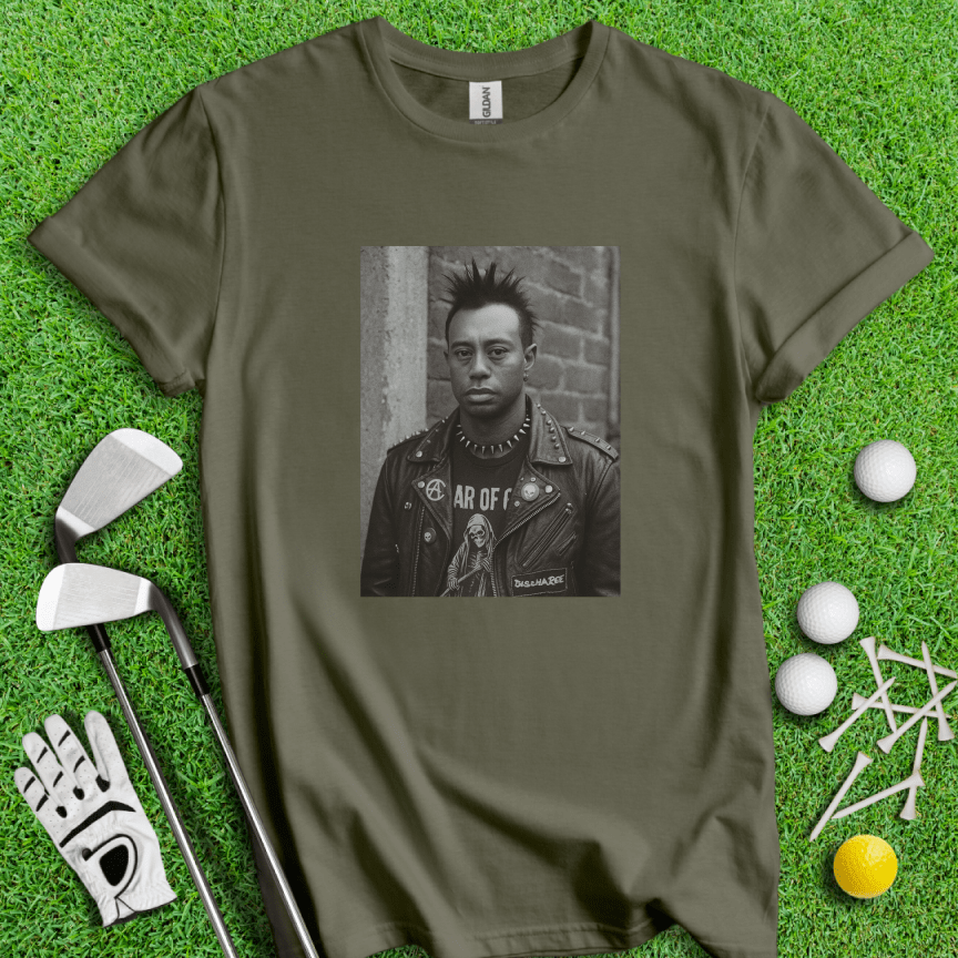 Punk Tiger T-shirt - TeeHee Golf Gear