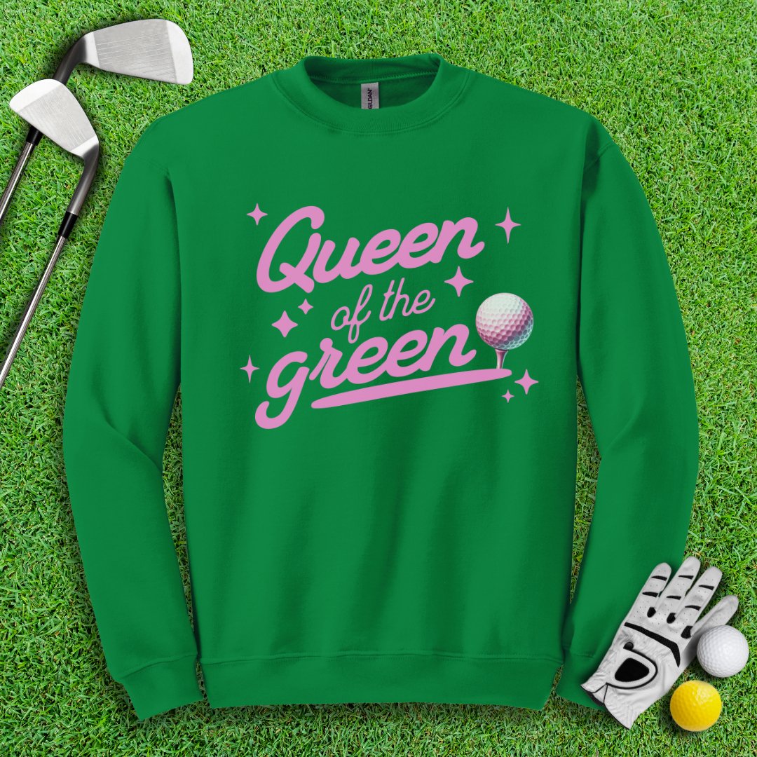 Queen of the Green Golf Crewneck - TeeHee Golf Gear