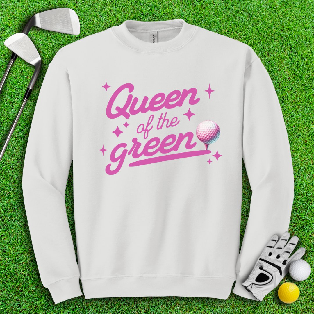 Queen of the Green Golf Crewneck - TeeHee Golf Gear
