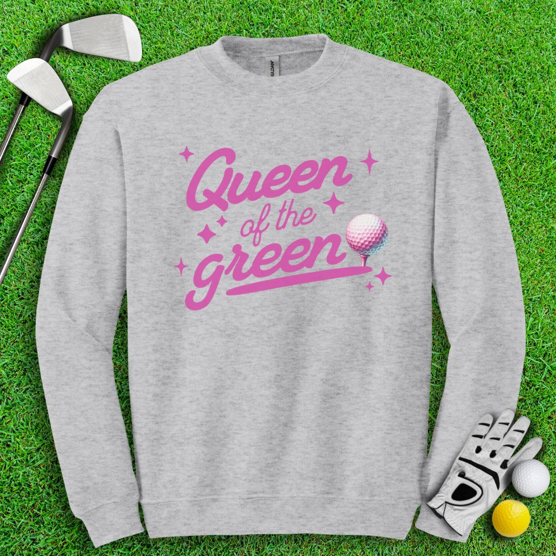 Queen of the Green Golf Crewneck - TeeHee Golf Gear