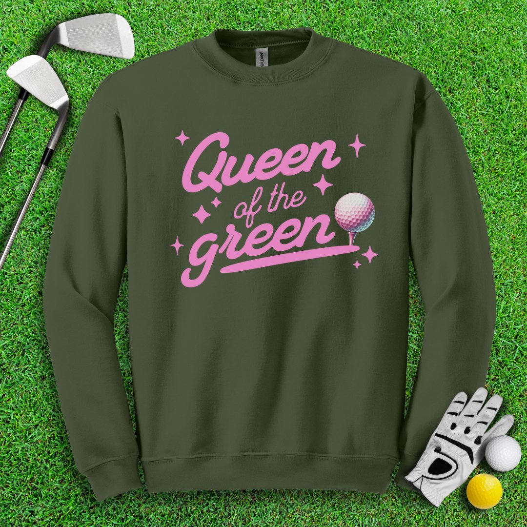 Queen of the Green Golf Crewneck - TeeHee Golf Gear