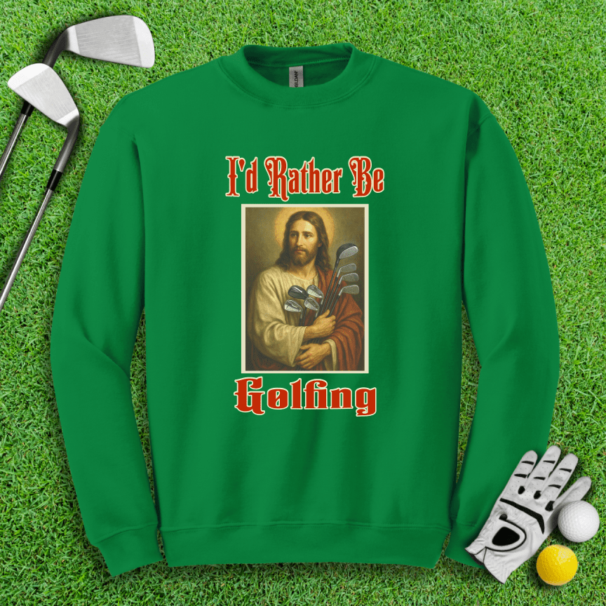 Rather Be Golfing Crewneck - TeeHee Golf Gear