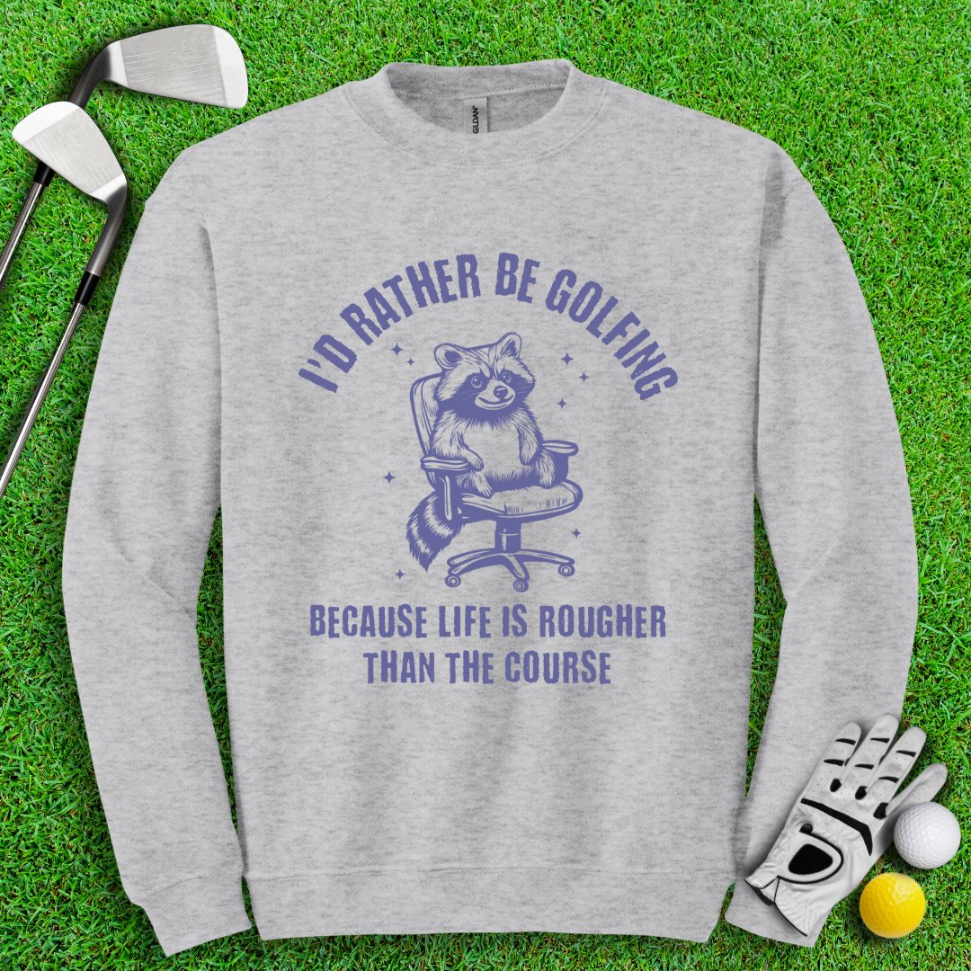 Rather Be Golfing Crewneck - TeeHee Golf Gear