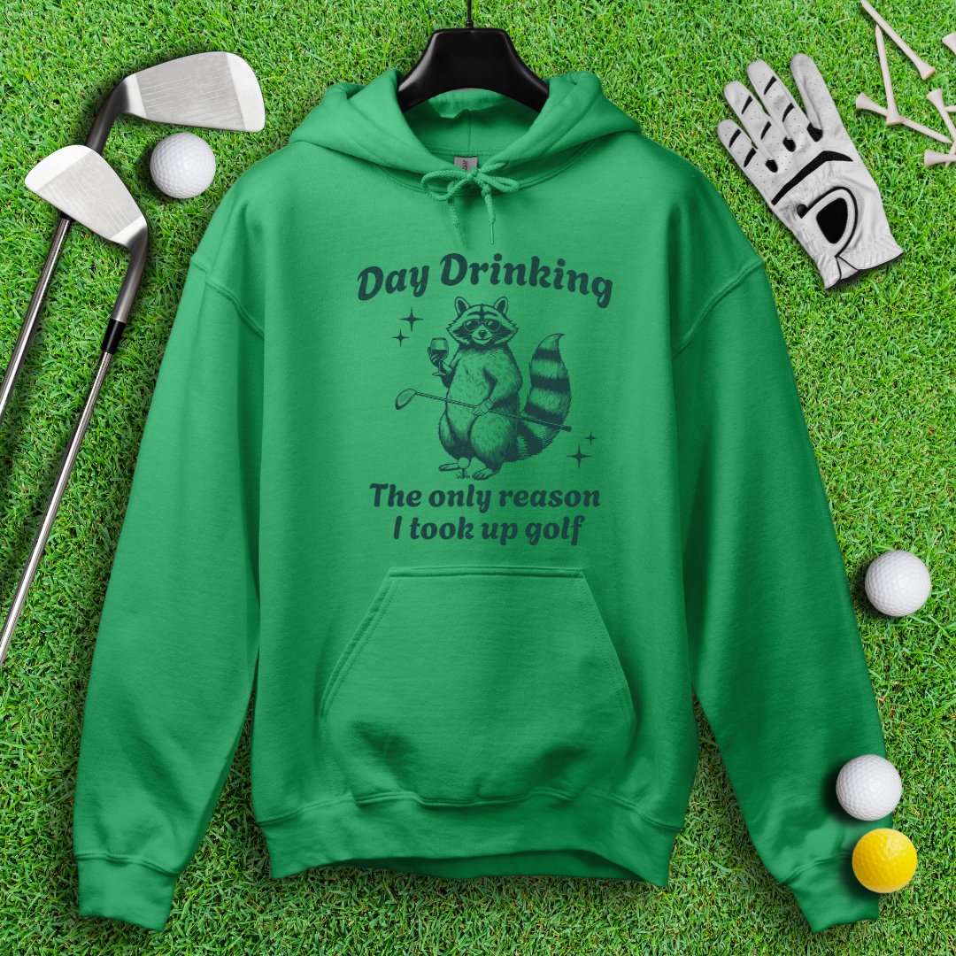 Reason To Golf: Day Drinking Hoodie - TeeHee Golf Gear