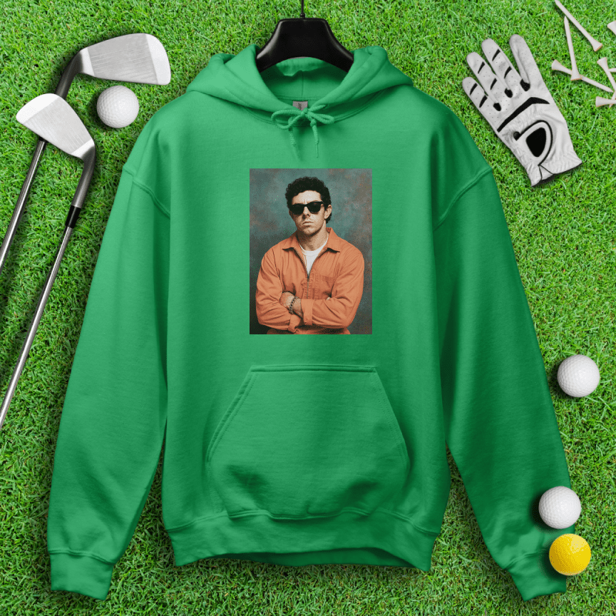 Rory McIlroy Retro Mugshot Hoodie - TeeHee Golf Gear