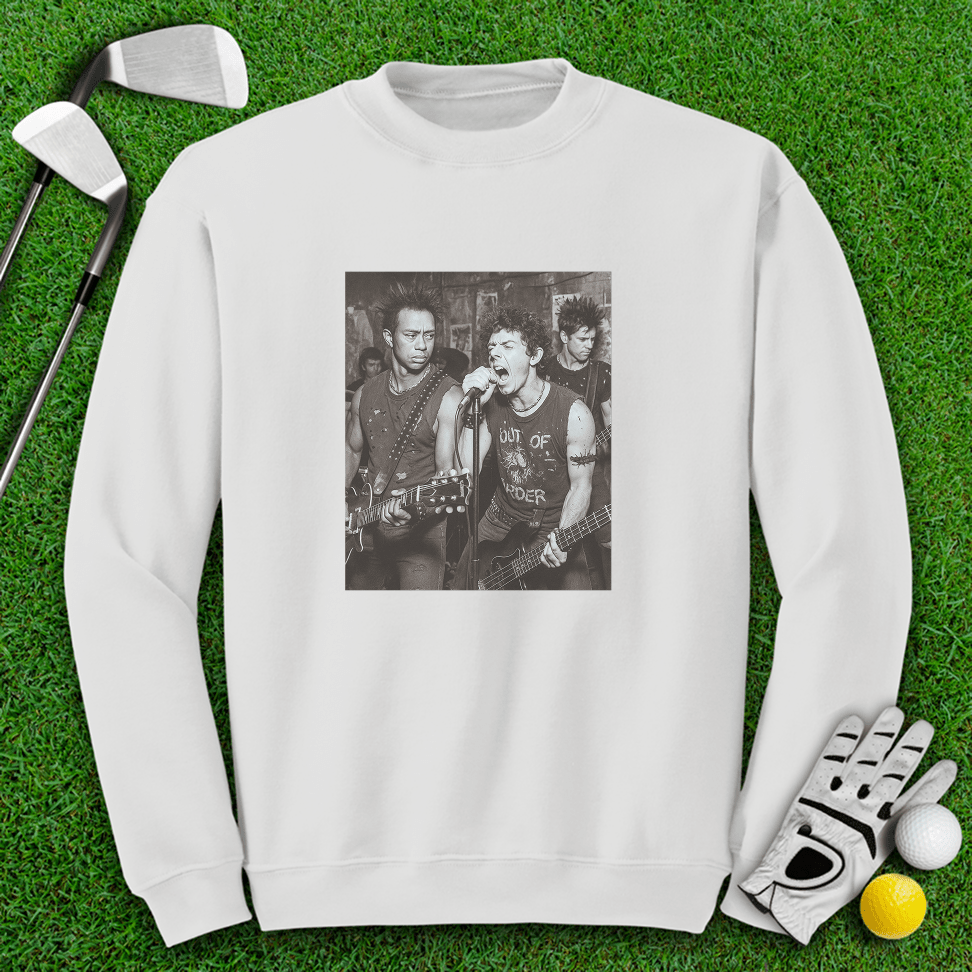 Rory Tiger Punk Show Crewneck - TeeHee Golf Gear