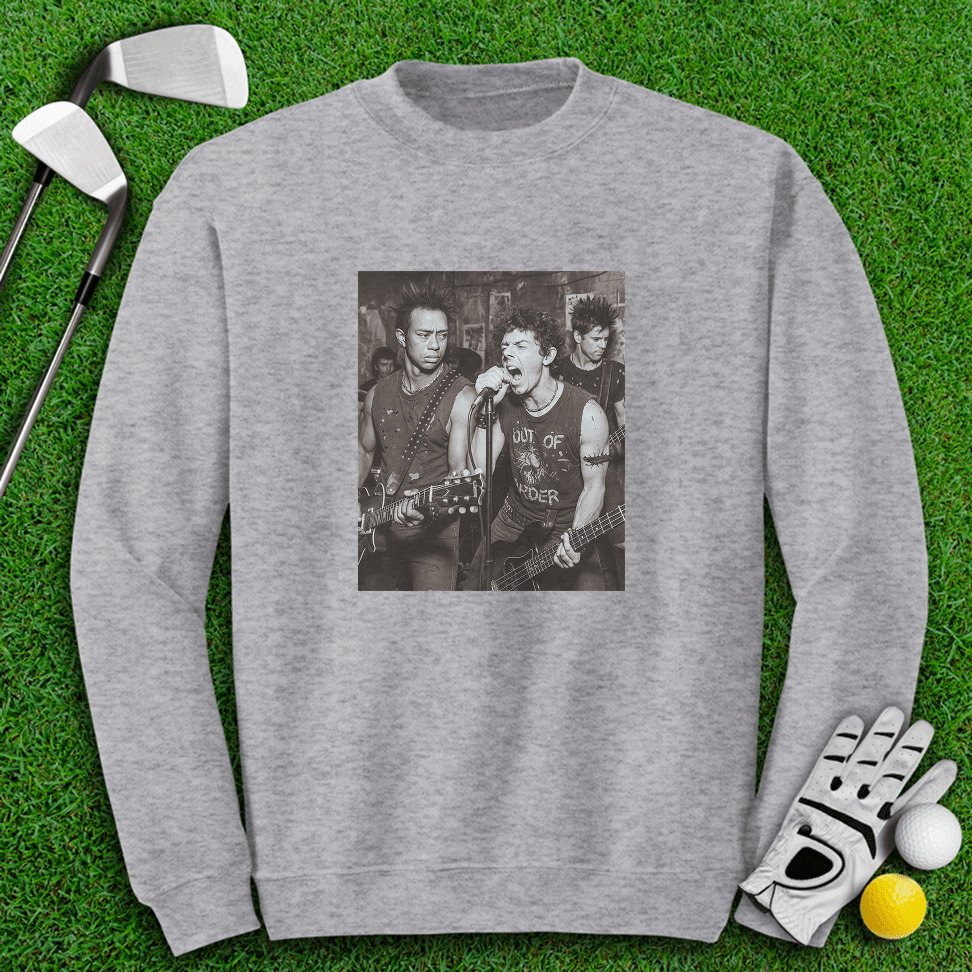 Rory Tiger Punk Show Crewneck - TeeHee Golf Gear