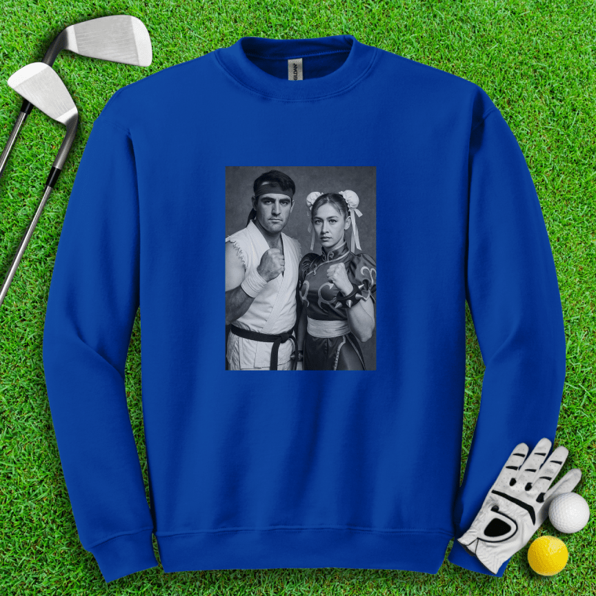 Scottie Scheffler VS. Nelly Korda Crewneck - TeeHee Golf Gear
