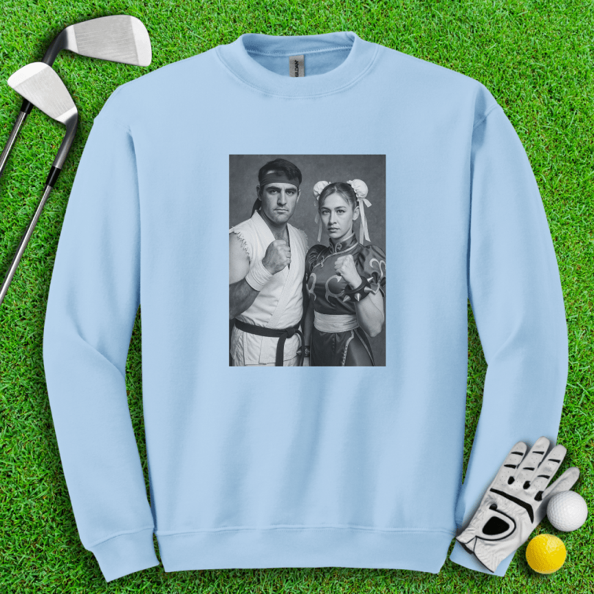 Scottie Scheffler VS. Nelly Korda Crewneck - TeeHee Golf Gear