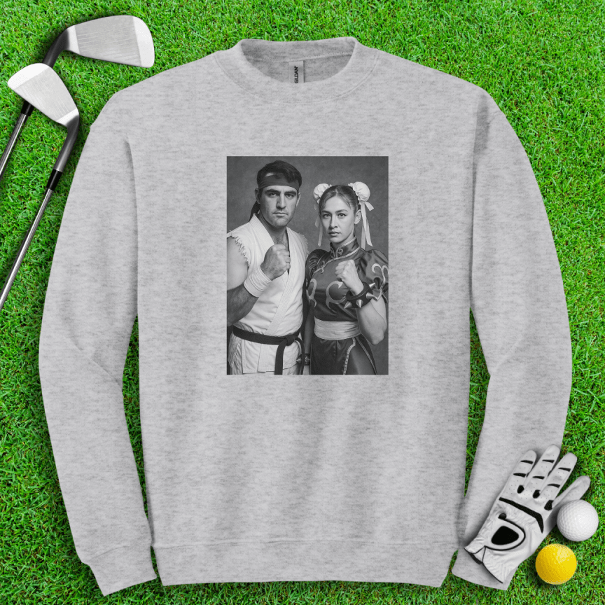 Scottie Scheffler VS. Nelly Korda Crewneck - TeeHee Golf Gear