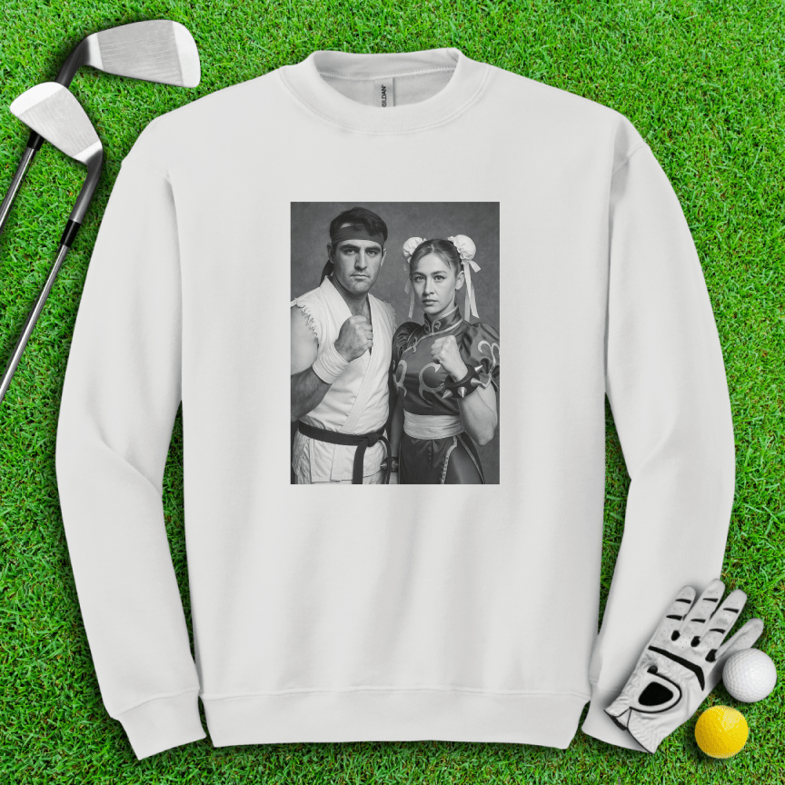 Scottie Scheffler VS. Nelly Korda Crewneck - TeeHee Golf Gear