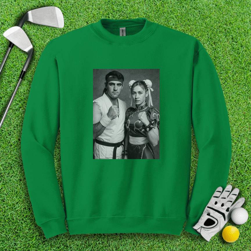Scottie Scheffler VS. Nelly Korda Crewneck - TeeHee Golf Gear