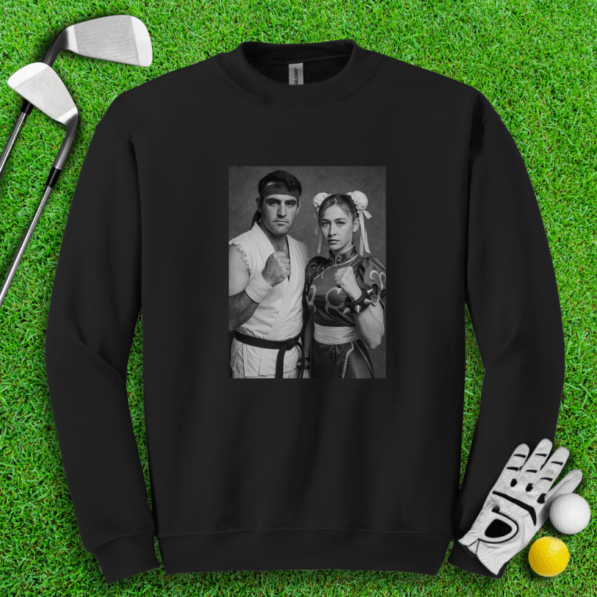 Scottie Scheffler VS. Nelly Korda Crewneck - TeeHee Golf Gear