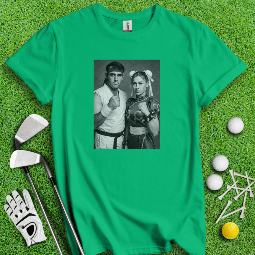 Scottie Scheffler VS. Nelly Korda T-shirt - TeeHee Golf Gear