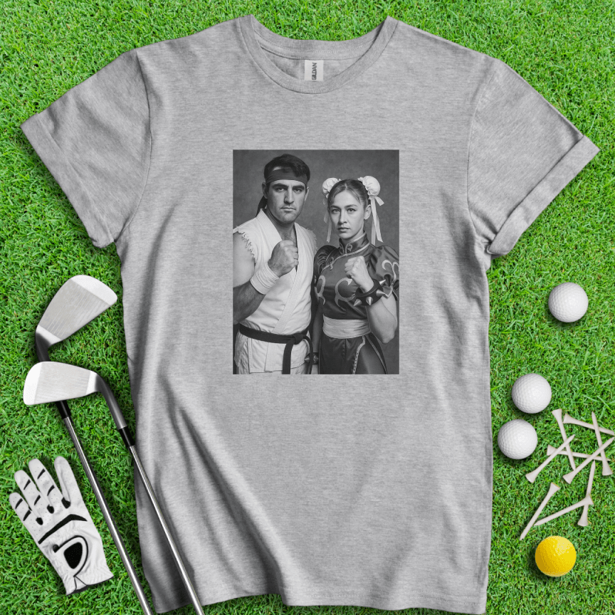 Scottie Scheffler VS. Nelly Korda T-shirt - TeeHee Golf Gear
