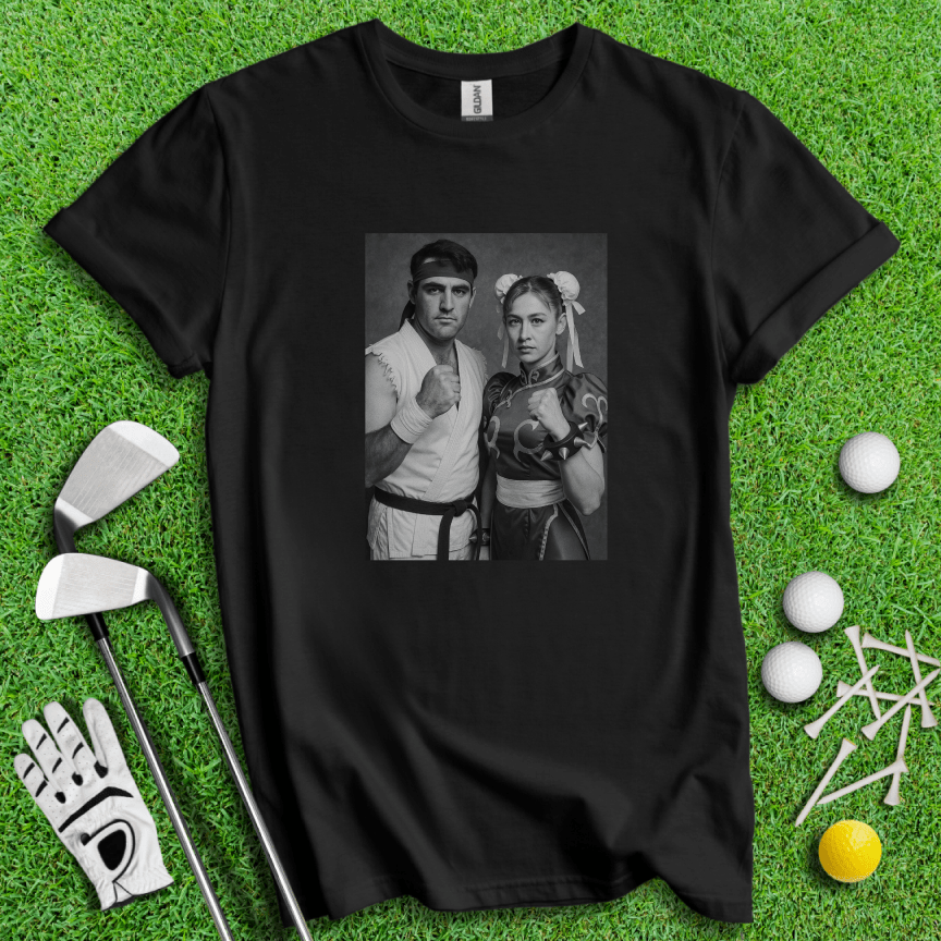 Scottie Scheffler VS. Nelly Korda T-shirt - TeeHee Golf Gear