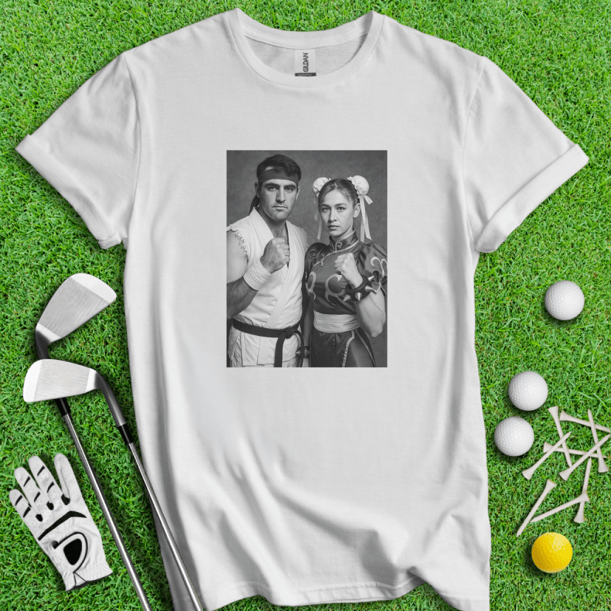 Scottie Scheffler VS. Nelly Korda T-shirt - TeeHee Golf Gear